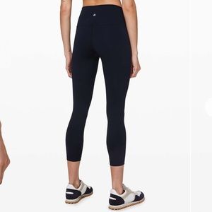 🍋Lululemon Wunder Under High-Rise Tight 25" *Full-On Luxtreme True Navy